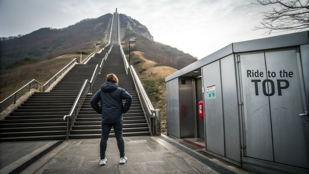 A person attempting to make a decision